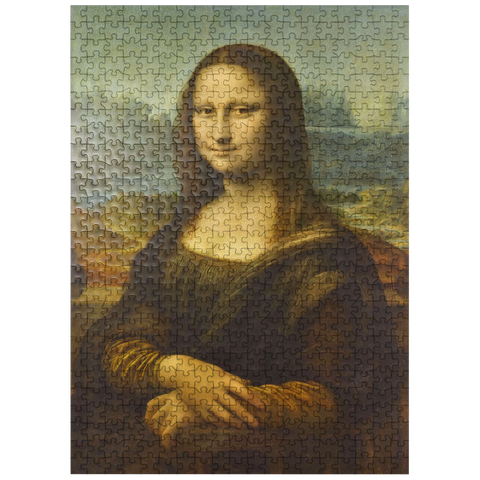 puzzleplate Mona Lisa - Lisa del Giocondo by Leonardo da Vinci 500 Jigsaw Puzzle