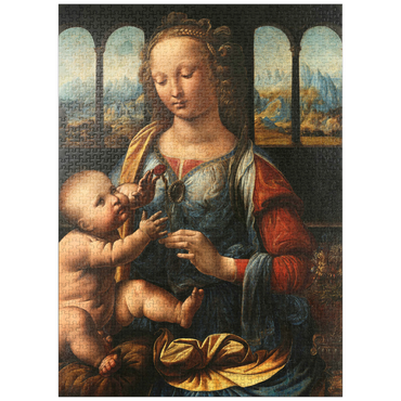 puzzleplate Madonna with the carnation 1000 Jigsaw Puzzle