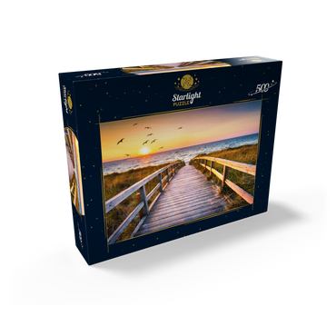 Sunset on Dune Beach in the North Sea 500 Jigsaw Puzzle box view1