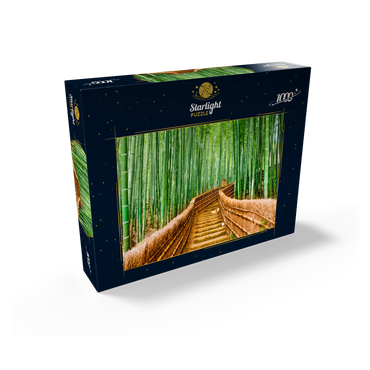 Kyoto, Japan in bamboo forest 1000 Jigsaw Puzzle box view1