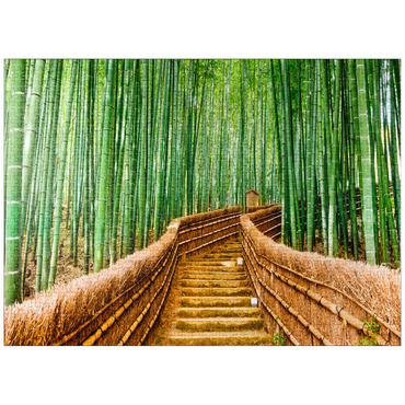 puzzleplate Kyoto, Japan in bamboo forest 1000 Jigsaw Puzzle