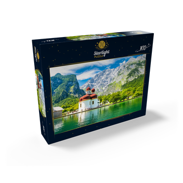 Königsee with the Bartholomew Church 100 Jigsaw Puzzle box view1