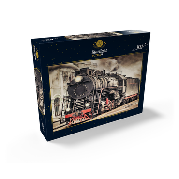 A Departing Steam Train 100 Jigsaw Puzzle box view1