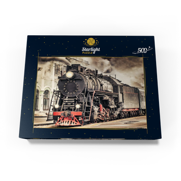 A Departing Steam Train 500 Jigsaw Puzzle box view1