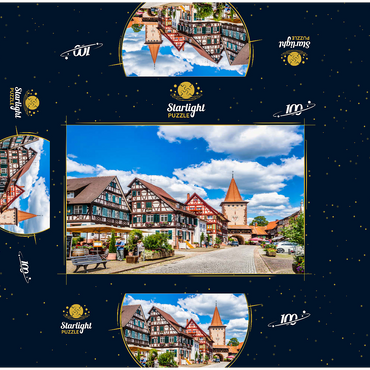 Gengenbach Black Forest Germany 100 Jigsaw Puzzle box 3D Modell