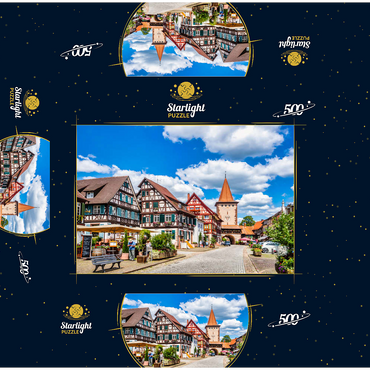 Gengenbach Black Forest Germany 500 Jigsaw Puzzle box 3D Modell