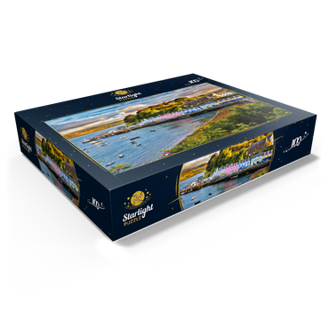 View of Portree before sunset Isle of Skye Scotland 100 Jigsaw Puzzle box view1