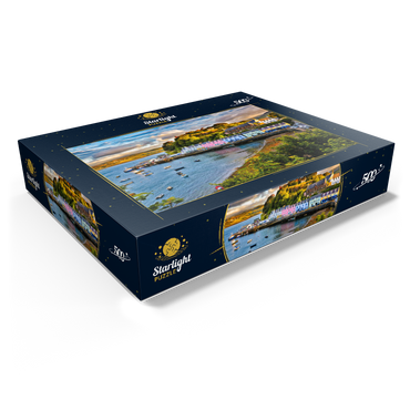 View of Portree before sunset Isle of Skye Scotland 500 Jigsaw Puzzle box view1