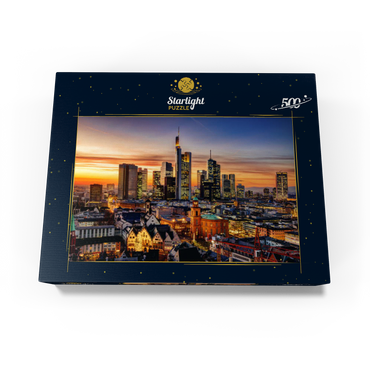 Frankfurt am Main by night Germany 500 Jigsaw Puzzle box view1