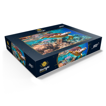Hawksbill Turtle, Maldives 1000 Jigsaw Puzzle box view1