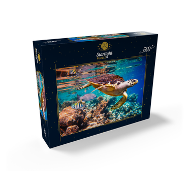 Hawksbill Turtle Maldives 500 Jigsaw Puzzle box view1