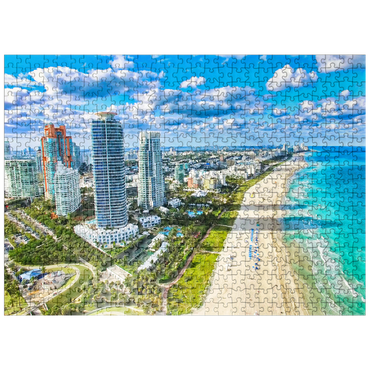 puzzleplate South Beach Miami Beach Florida USA 500 Jigsaw Puzzle