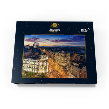 Madrid skyline, Spain 1000 Jigsaw Puzzle box view1