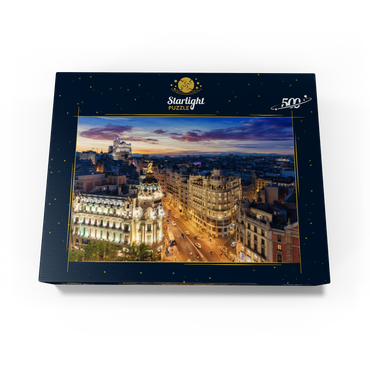 Madrid skyline Spain 500 Jigsaw Puzzle box view1