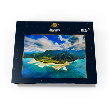 Aerial view on Na Pali coast, Kauai, Hawaii 1000 Jigsaw Puzzle box view1