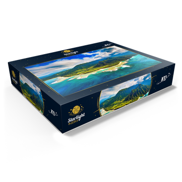 Aerial view on Na Pali coast Kauai Hawaii 100 Jigsaw Puzzle box view1