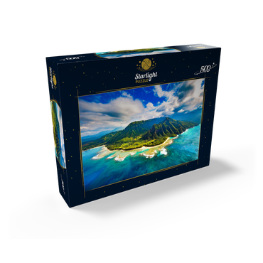 Aerial view on Na Pali coast Kauai Hawaii 500 Jigsaw Puzzle box view1