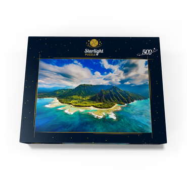 Aerial view on Na Pali coast Kauai Hawaii 500 Jigsaw Puzzle box view1