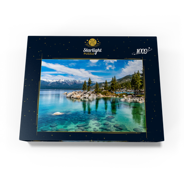 The beautiful crystal clear waters of Lake Tahoe 1000 Jigsaw Puzzle box view1