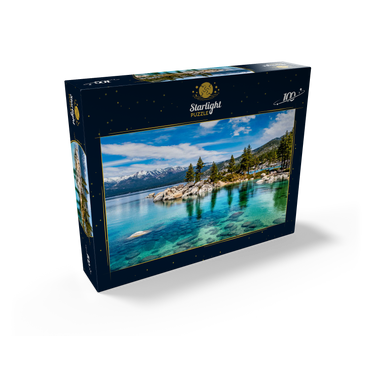 The beautiful crystal clear waters of Lake Tahoe 100 Jigsaw Puzzle box view1