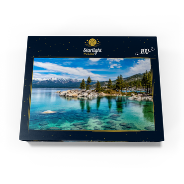 The beautiful crystal clear waters of Lake Tahoe 100 Jigsaw Puzzle box view1