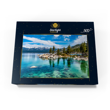 The beautiful crystal clear waters of Lake Tahoe 500 Jigsaw Puzzle box view1