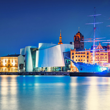 Hanseatic City of Stralsund, Mecklenburg-Western Pomerania, Germany 1000 Jigsaw Puzzle 3D Modell