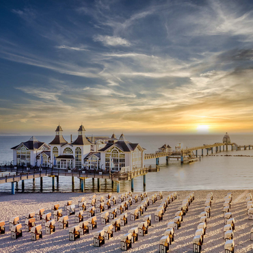 Sellin pier, Rügen island in Germany 1000 Jigsaw Puzzle 3D Modell
