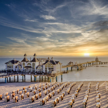 Sellin pier Rügen Island in Germany 100 Jigsaw Puzzle 3D Modell