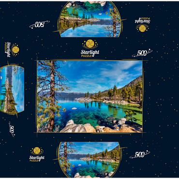 Sand Harbor Lake Tahoe 500 Jigsaw Puzzle box 3D Modell