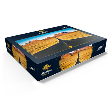 U.S. Route 163 which passes through the famous Monument Valley Utah USA 100 Jigsaw Puzzle box view1