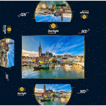 Impression of St. Colmans Cathedral in Cobh near Cork Ireland 500 Jigsaw Puzzle box 3D Modell