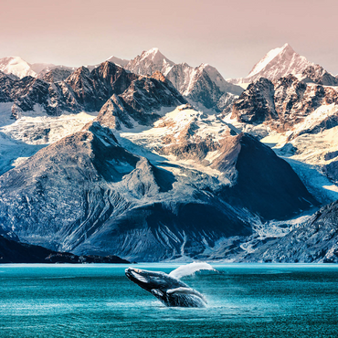 Alaska whales 500 Jigsaw Puzzle 3D Modell