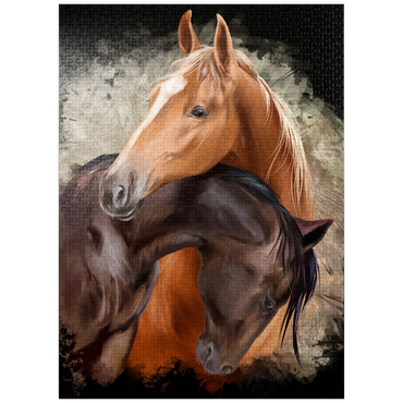 puzzleplate Horse Hug 1000 Jigsaw Puzzle