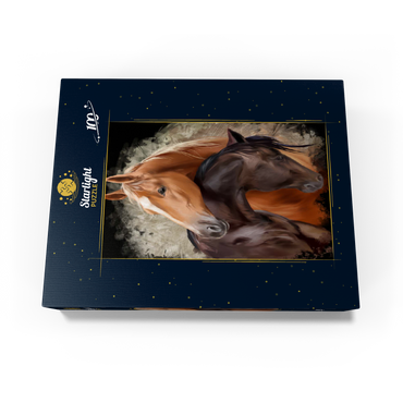 Horse Hug 100 Jigsaw Puzzle box view3