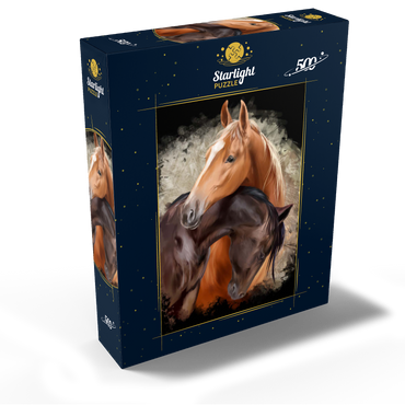 Horse Hug 500 Jigsaw Puzzle box view2
