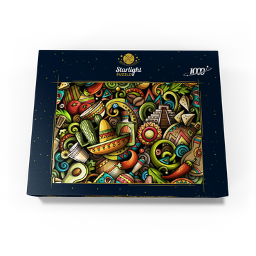 Mexico doodles 1000 Jigsaw Puzzle box view1