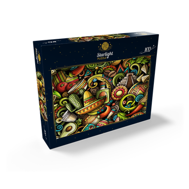 Mexico doodles 100 Jigsaw Puzzle box view1
