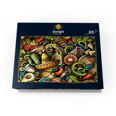 Mexico doodles 100 Jigsaw Puzzle box view1