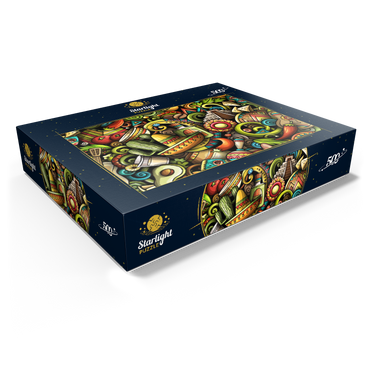 Mexico doodles 500 Jigsaw Puzzle box view1