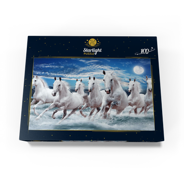 Seven horses at a gallop 100 Jigsaw Puzzle box view1