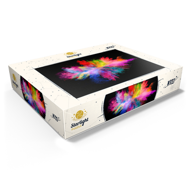 Powder color explosion against black background 1000 Jigsaw Puzzle box view1