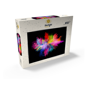 Powder color explosion against black background 1000 Jigsaw Puzzle box view1