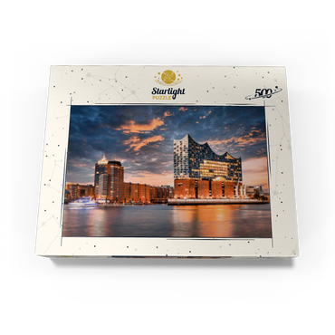 The Elbe Philharmonic Hall in Hamburg 500 Jigsaw Puzzle box view1