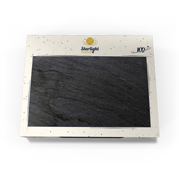 Dark gray black slate unsolvable puzzle 100 Jigsaw Puzzle box view1