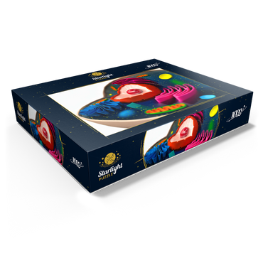 The structure of a biological cell (3D model) 1000 Jigsaw Puzzle box view1
