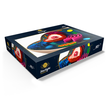 The structure of a biological cell 3D model 100 Jigsaw Puzzle box view1