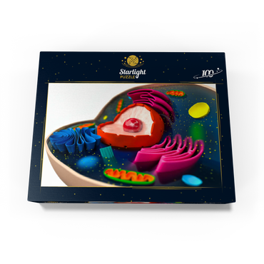The structure of a biological cell 3D model 100 Jigsaw Puzzle box view1