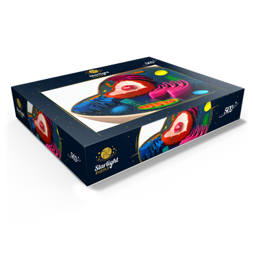 The structure of a biological cell 3D model 500 Jigsaw Puzzle box view1