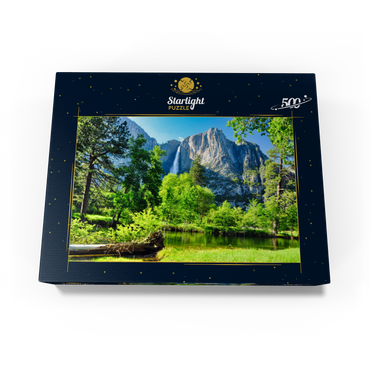 Yosemite Waterfall Yosemite National Park California 500 Jigsaw Puzzle box view1